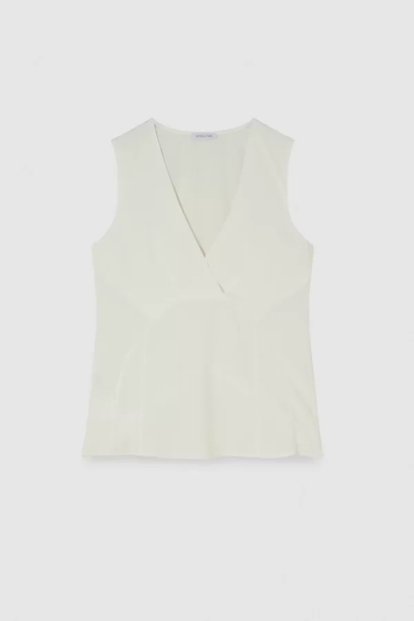 TOP SMANICATO ESSENTIAL PATRIZIA PEPE