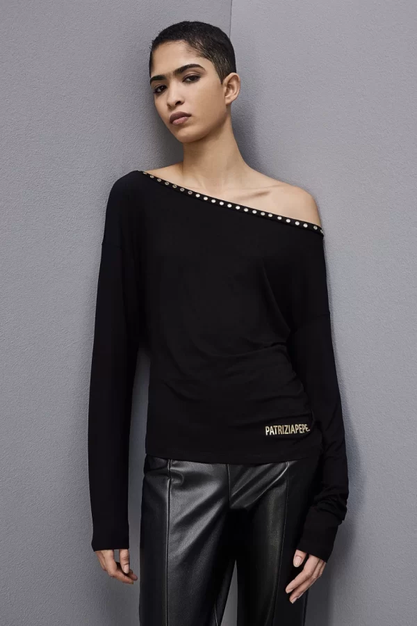 MAGLIA IN JERSEY PATRIZIA PEPE - immagine 2