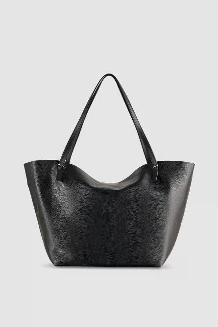 Borsa shopping Never Complete in pelle martellata Patrizia Pepe - immagine 2