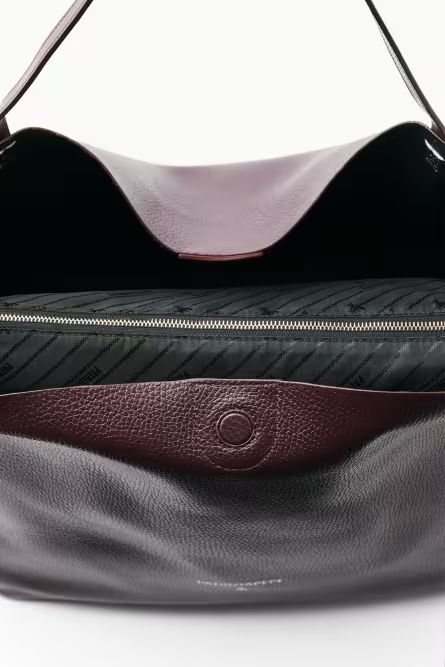 Borsa shopping Never Complete in pelle martellata Patrizia Pepe - immagine 6