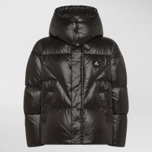 Puffer jacket lucido con cappuccio Peuterey