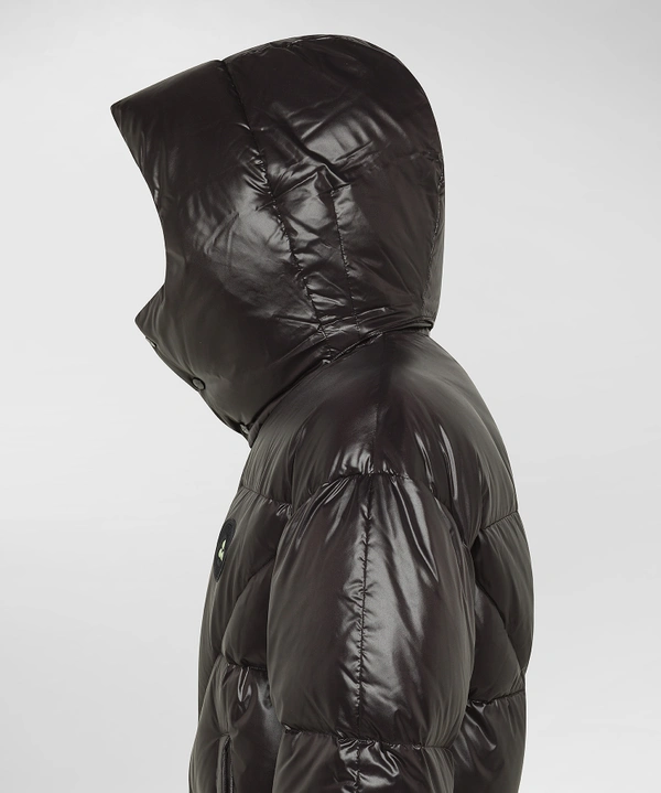 Puffer jacket lucido con cappuccio Peuterey - immagine 2